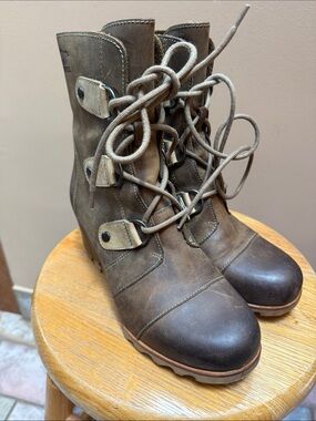 Sorel Joan of Arc Wedge Ankle Boots